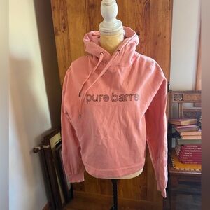 Pure Barre Blush Pink Hoodie Size M